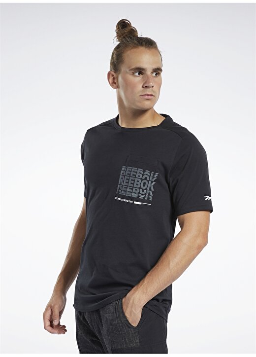 Reebok FK6308 Training Supply Graphic Pocket Erkek T-Shirt 1