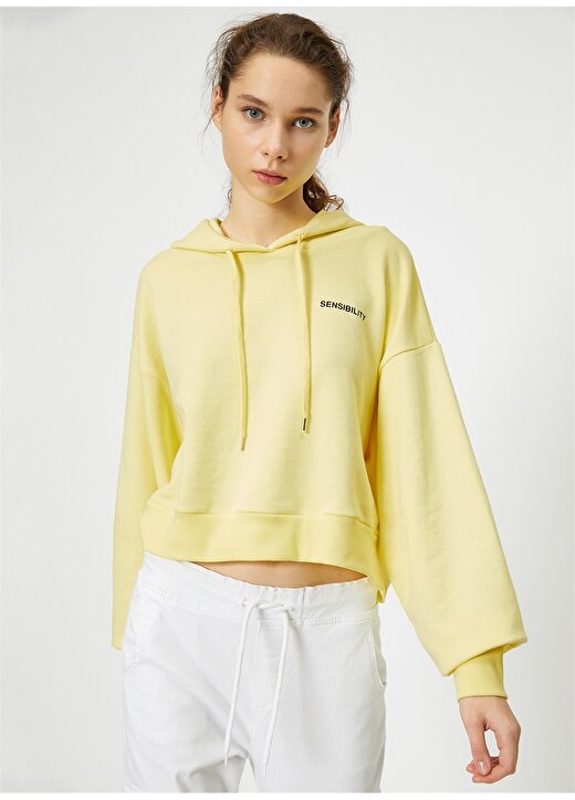 Koton Sarı Sweatshirt 2