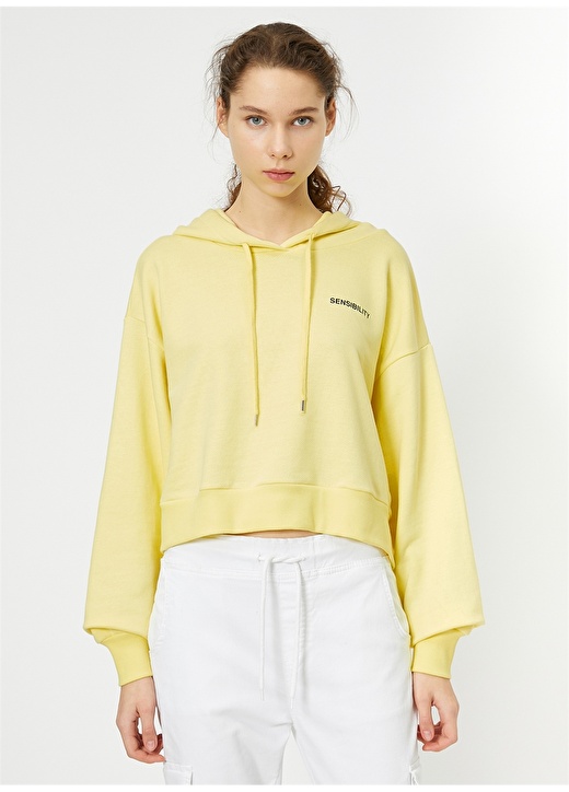 Koton Sarı Sweatshirt 3