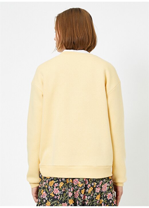Koton Sarı Sweatshirt 4