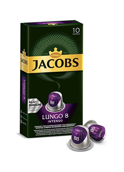 Jacobs Kapsül Kahve Lungo 8 1
