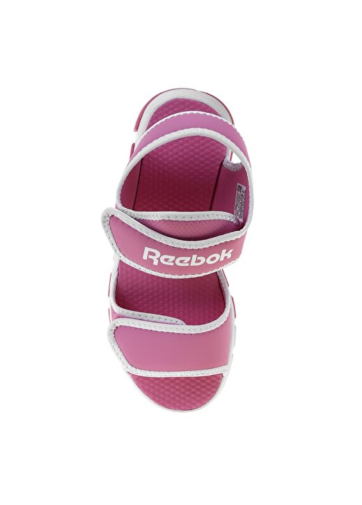 Reebok EH0215 Wave Glider III Pembe-Beyaz Kız Çocuk Sandalet 4