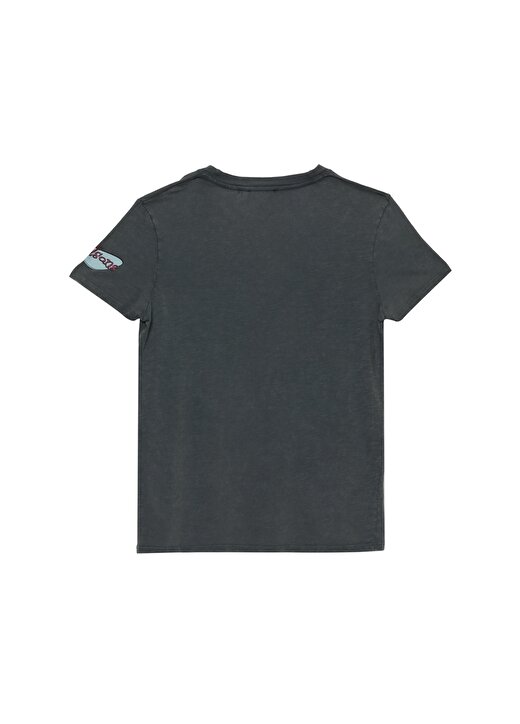 Mavi Jetsons Baskılı Penye Siyah T-Shirt 2