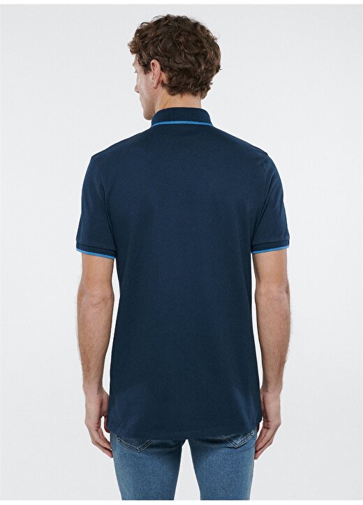 Mavi Düz Koyu Lacivert Erkek Polo T-Shirt 062373-28417 POLO Gece Lacivert 4