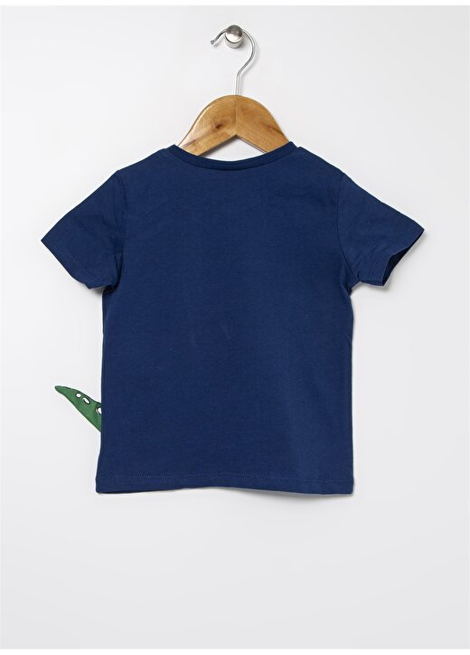 Koton Baskılı Lacivert T-Shirt 2