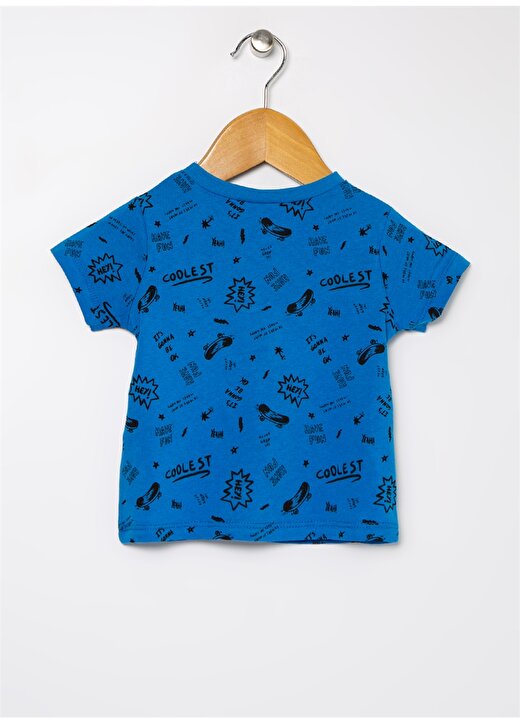 Koton Mavi Erkek Bebek T-Shirt 0YMB18183OK 2