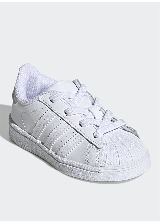 Adidas EF5397 Superstar El I Beyaz Bebek Yürüyüş Ayakkabısı 3