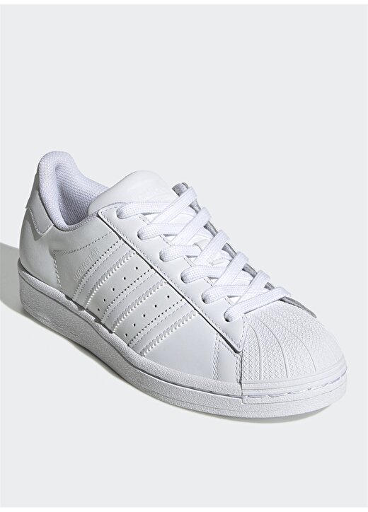Adidas EF5399 Superstar J Beyaz Çocuk Yürüyüş Ayakkabısı 2