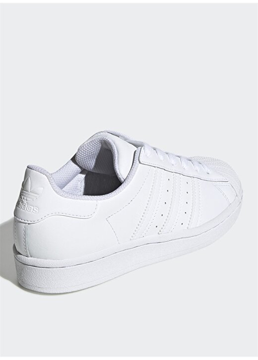 Adidas EF5399 Superstar J Beyaz Çocuk Yürüyüş Ayakkabısı 3