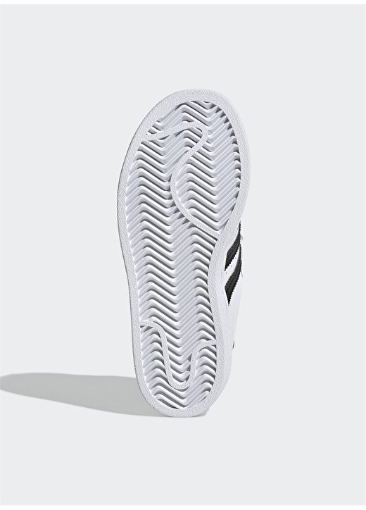 Adidas Beyaz - Siyah Erkek Çocuk Yürüyüş Ayakkabısı EF4838 SUPERSTAR CF C 3