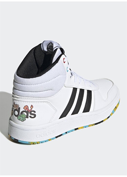Adidas EG1989 Hoops Mid 2.0 K Erkek Çocuk Yürüyüş Ayakkabısı 3
