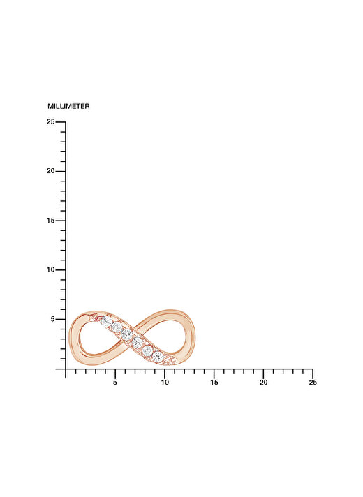 Amor 2016297 925 Ayar Gümüş Zirkon Taşlı Sonsuzluk Kadın Küpe 4