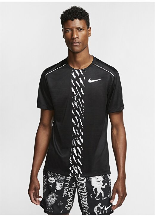 Nike Miler Dri-Fit Koşu T-Shirt 1