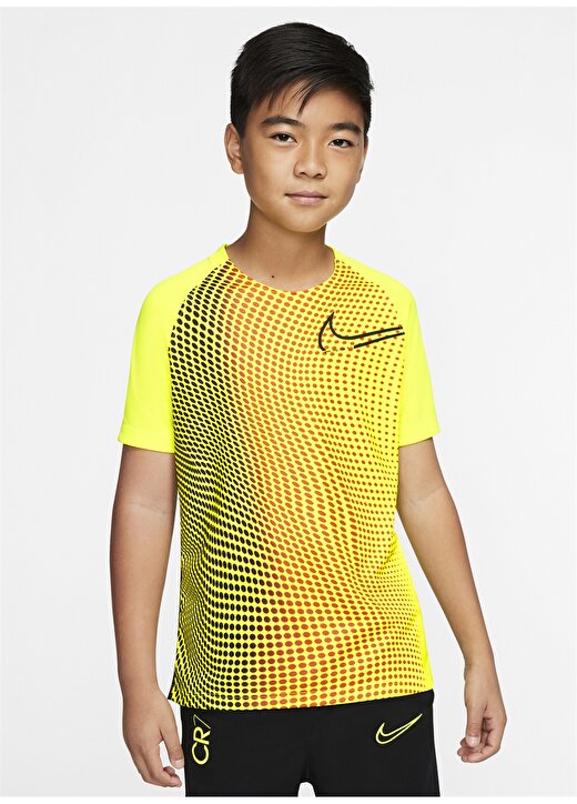 Nike CD1076-757 Sarı Erkek Çocuk T-Shirt 1