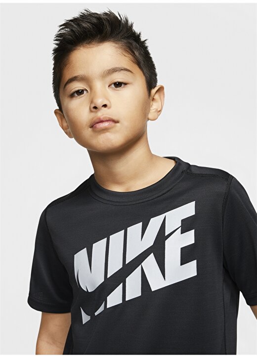 Nike CJ7736-010 B NK Hbr+ Performance Top SS Siyah Erkek Çocuk T-Shirt 3