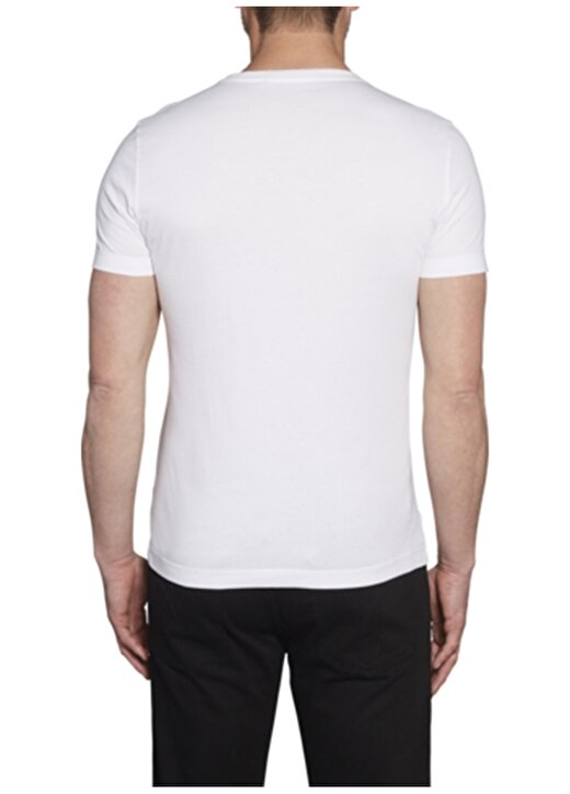 Calvin Klein Jeans Erkek Beyaz T-Shirt J30J314070-YAF MONOGRAM POCKET S 2