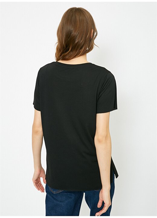 Koton Siyah T-Shirt 4