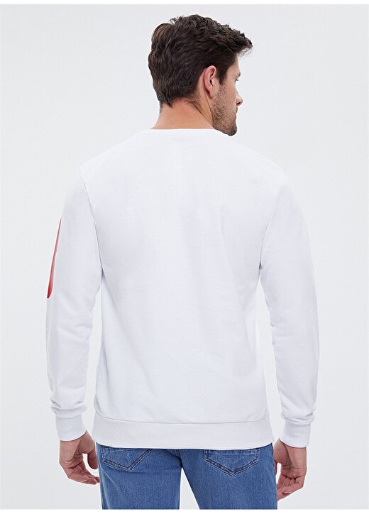 Loft Beyaz Sweatshirt 3