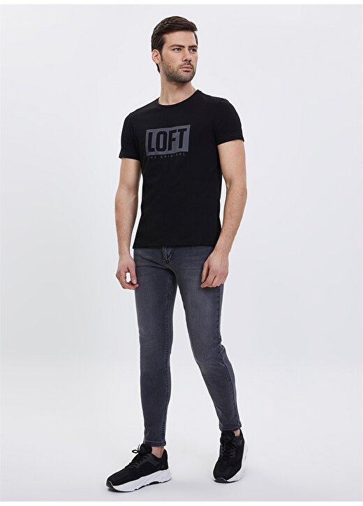 Loft Siyah T-Shirt 4