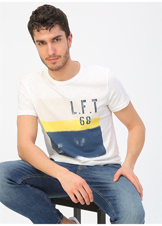 Loft Beyaz T-Shirt 2