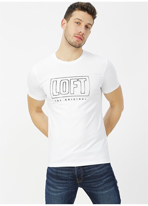Loft Beyaz T-Shirt 1