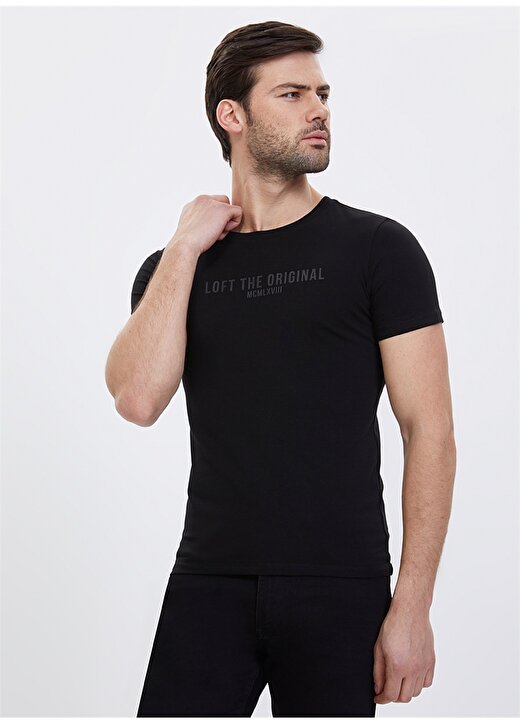Loft Siyah T-Shirt 1