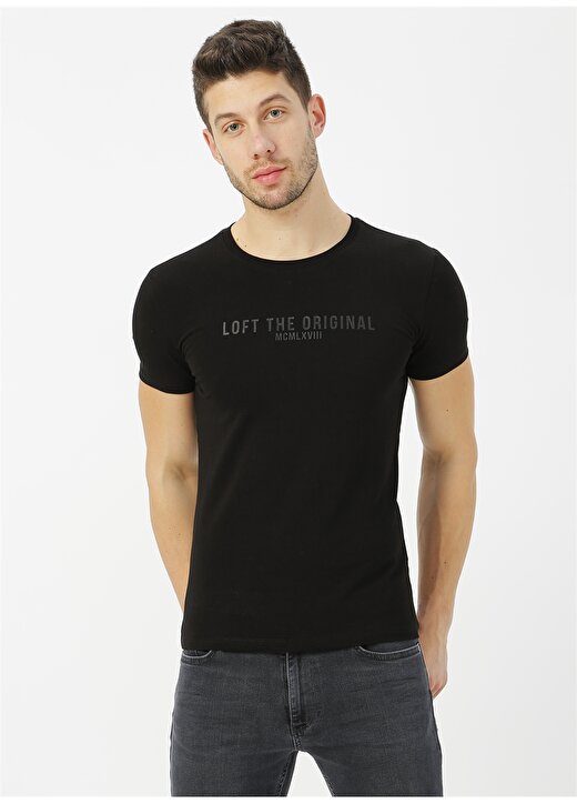 Loft Siyah T-Shirt 2