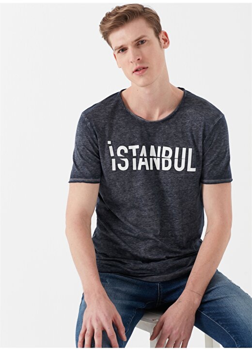Mavi 064998-25768 İstanbul T-Shirt 2