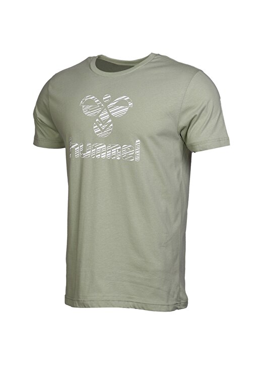 Hummel LOU Açık Yeşil Erkek T-Shirt 911001-6464 2