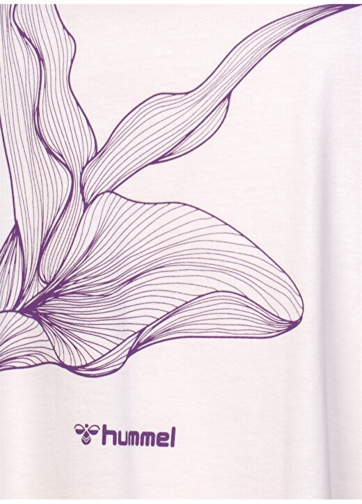 Hummel HORTENCIA T-SHIRT S/S TEE Beyaz Kadın T-Shirt 910982-9003 4