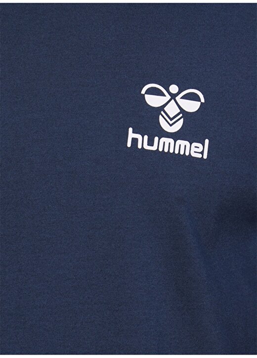 Hummel KEVINS Mavi Erkek T-Shirt 910995-7818 4