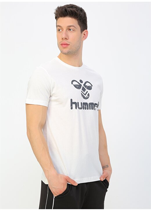 Hummel TITO Beyaz Erkek T-Shirt 911044-9003 2