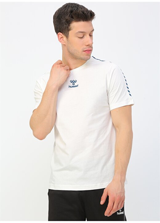 Hummel TULIO Beyaz Erkek T-Shirt 911046-9003 3