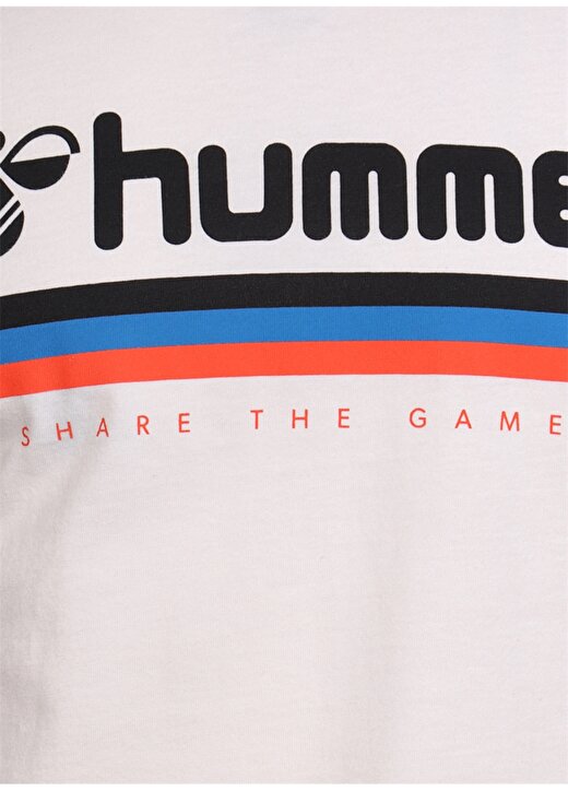 Hummel WILLY Beyaz Erkek T-Shirt 911051-9003 4