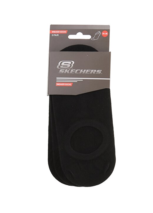 Skechers Siyah Unisex 3Lü Spor Çorap U SKX SNKRS Socks 3 Pack 1