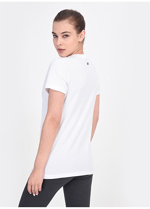 Skechers Graphic Tee''s W Dear Mom Beyaz Kadın T-Shirt 2