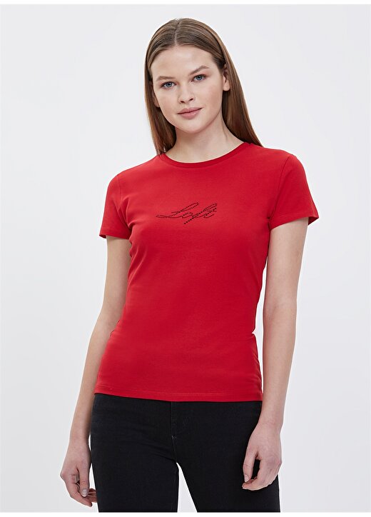 Loft LF 2022483 Red W Tss T-Shirt 1