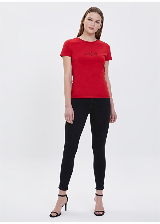Loft LF 2022483 Red W Tss T-Shirt 3