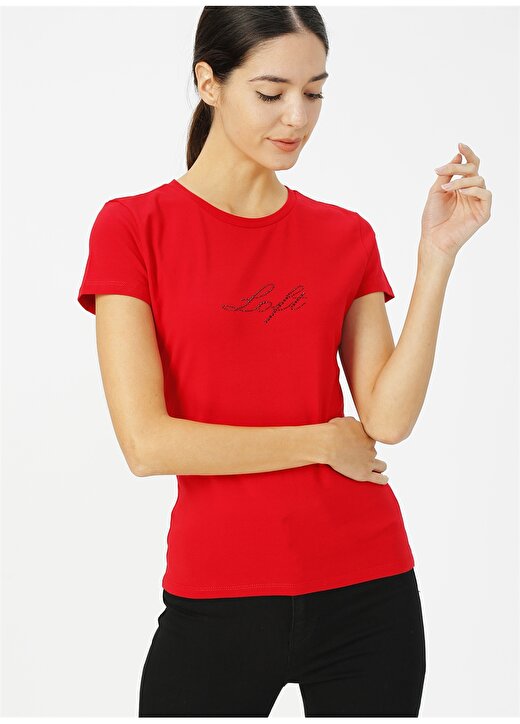 Loft LF 2022483 Red W Tss T-Shirt 4