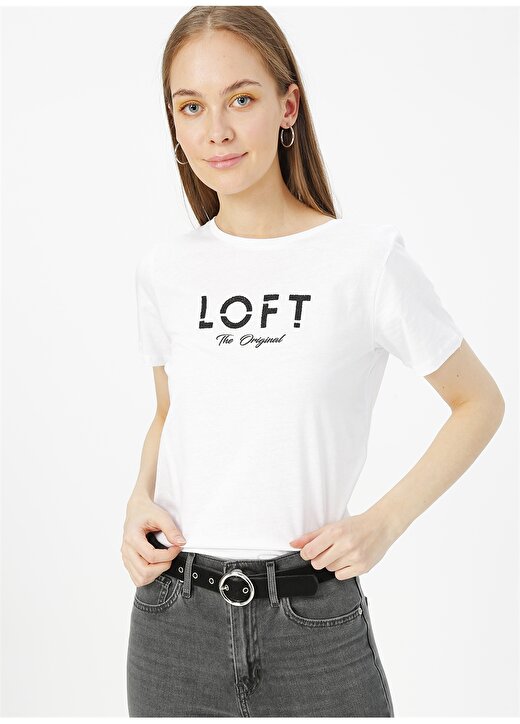 Loft LF 2022292 White T-Shirt 3