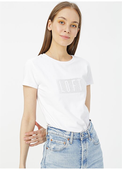 Loft LF 2023622 White T-Shirt 4