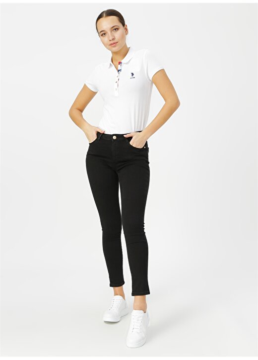 U.S. Polo Assn. Toothpick Siyah Kadın Denim Pantolon ISSY20Y-SYH 1