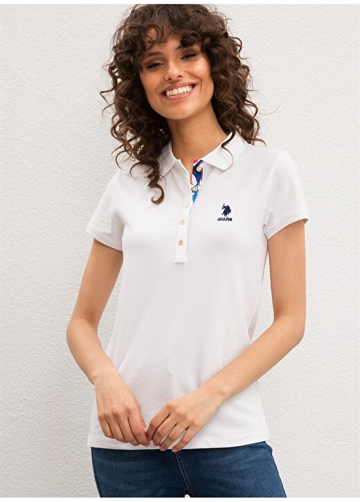 U.S. Polo Assn. Beyaz T-Shirt 2