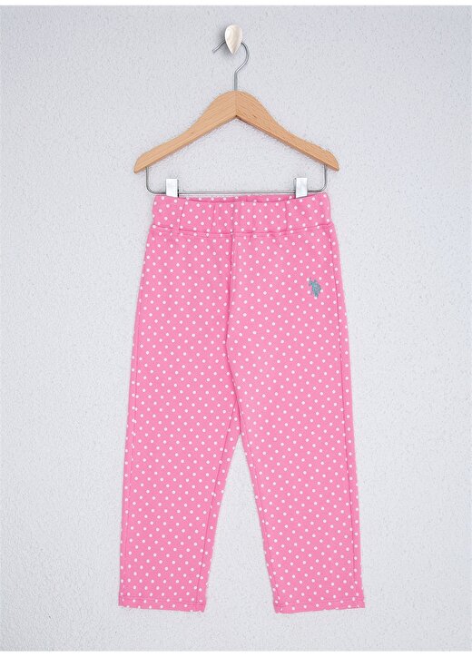 U.S. Polo Assn. Ekru Kız Çocuk Pijama Takımı 3