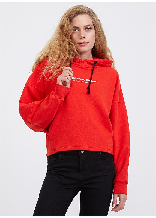 Loft LF 2022766 Red W Sws Sweatshirt 1