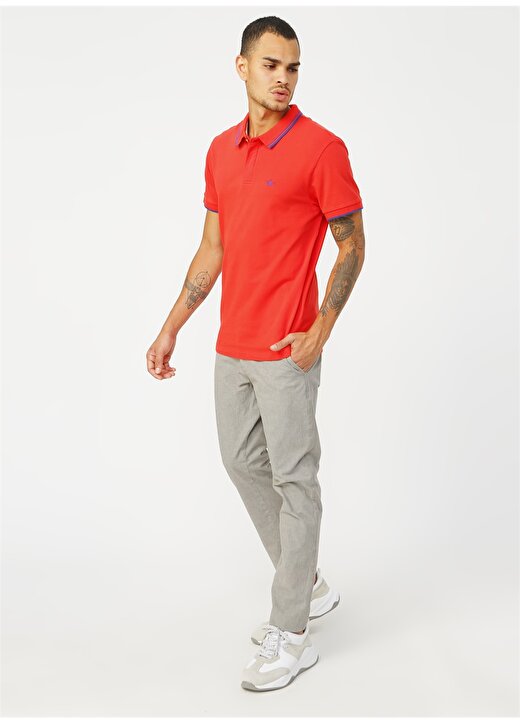 Dockers Erkek Kırmızı Polo Yaka T-Shirt 2