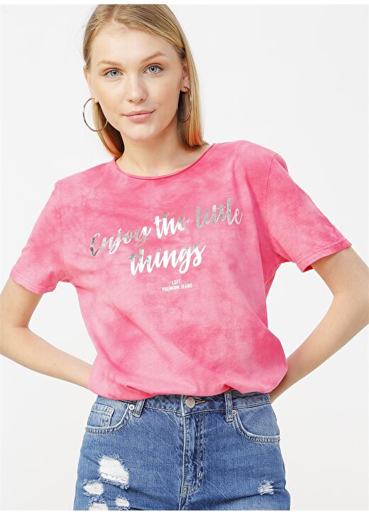 Loft LF 2023872 Pink W Tss T-Shirt 1