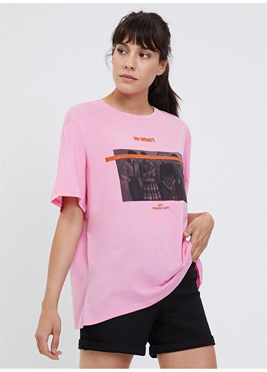 Loft LF 2023905 Pink W Tss T-Shirt 1
