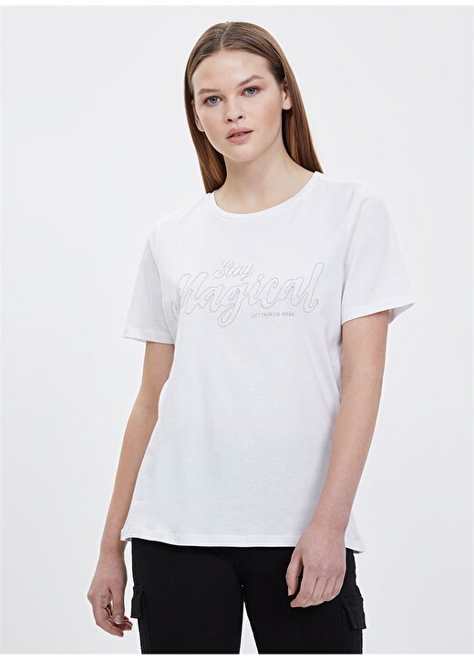 Loft LF 2023930 White W Tss T-Shirt 1