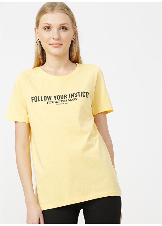 Loft LF 2024731 Yellow W Tss T-Shirt 3